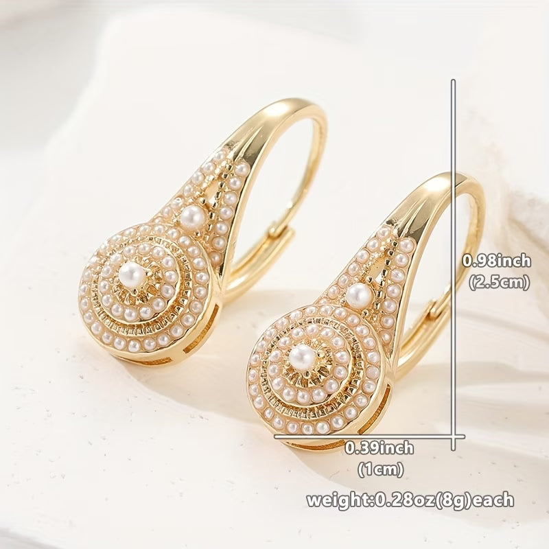 Elegante Pearl Bloom-oorbellen