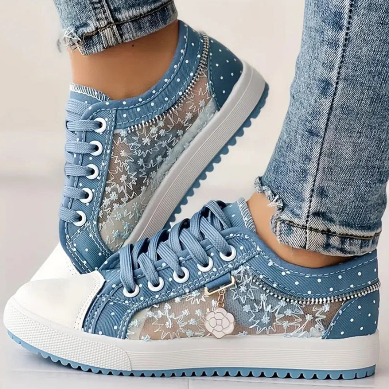 Margaux | Elegante sneakers met bloemenprint