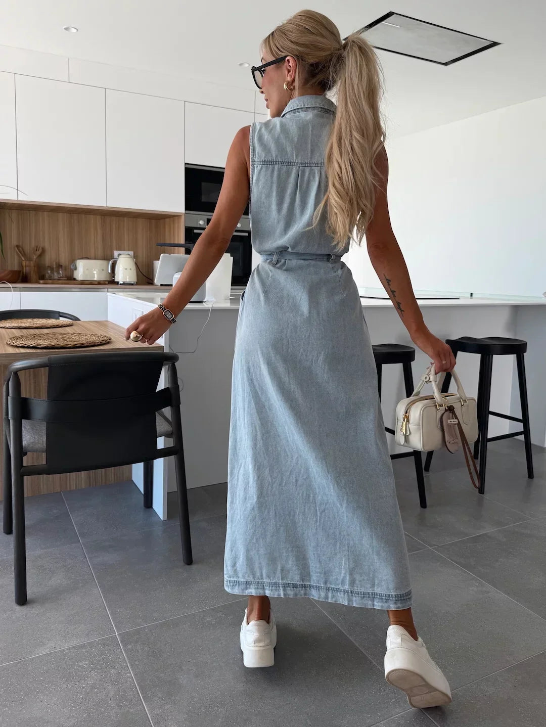 Katarina | Maxi Denim Jurk