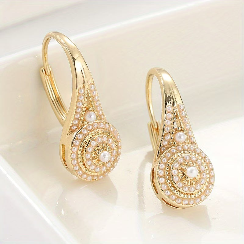Elegante Pearl Bloom-oorbellen