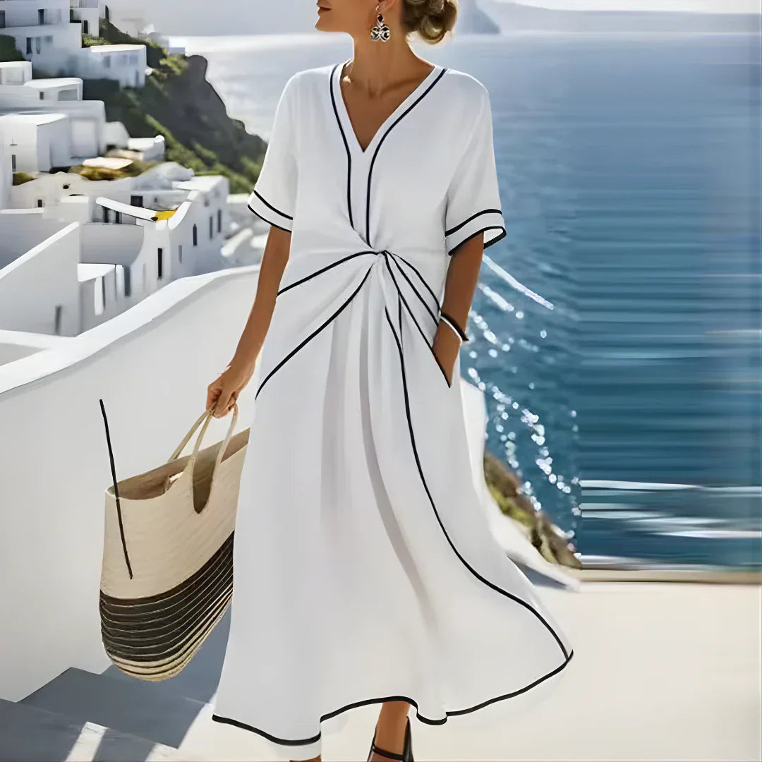 Athena™ Elegante Flatterende Jurk