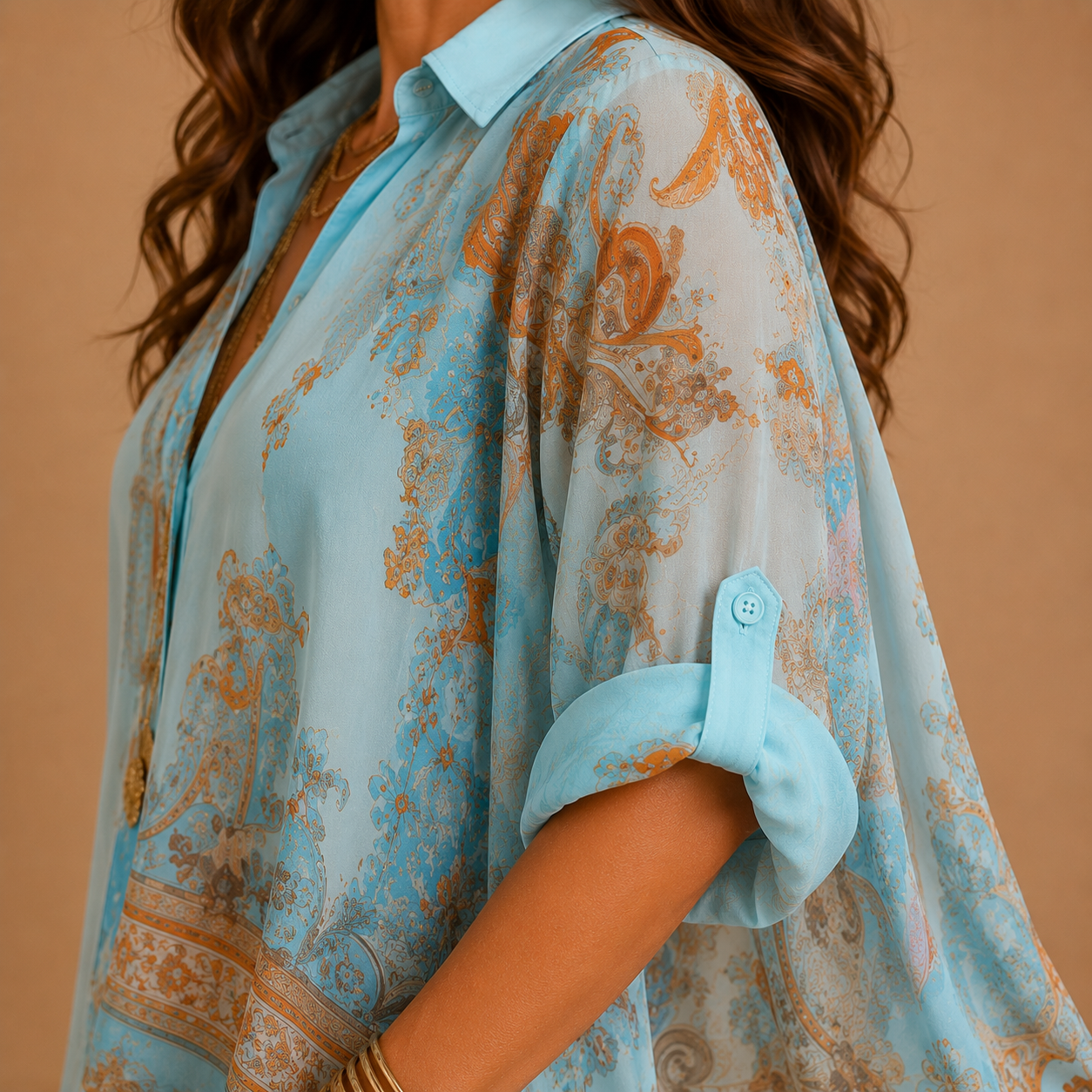 Aleid | Elegante blousejurk in mediterrane stijl