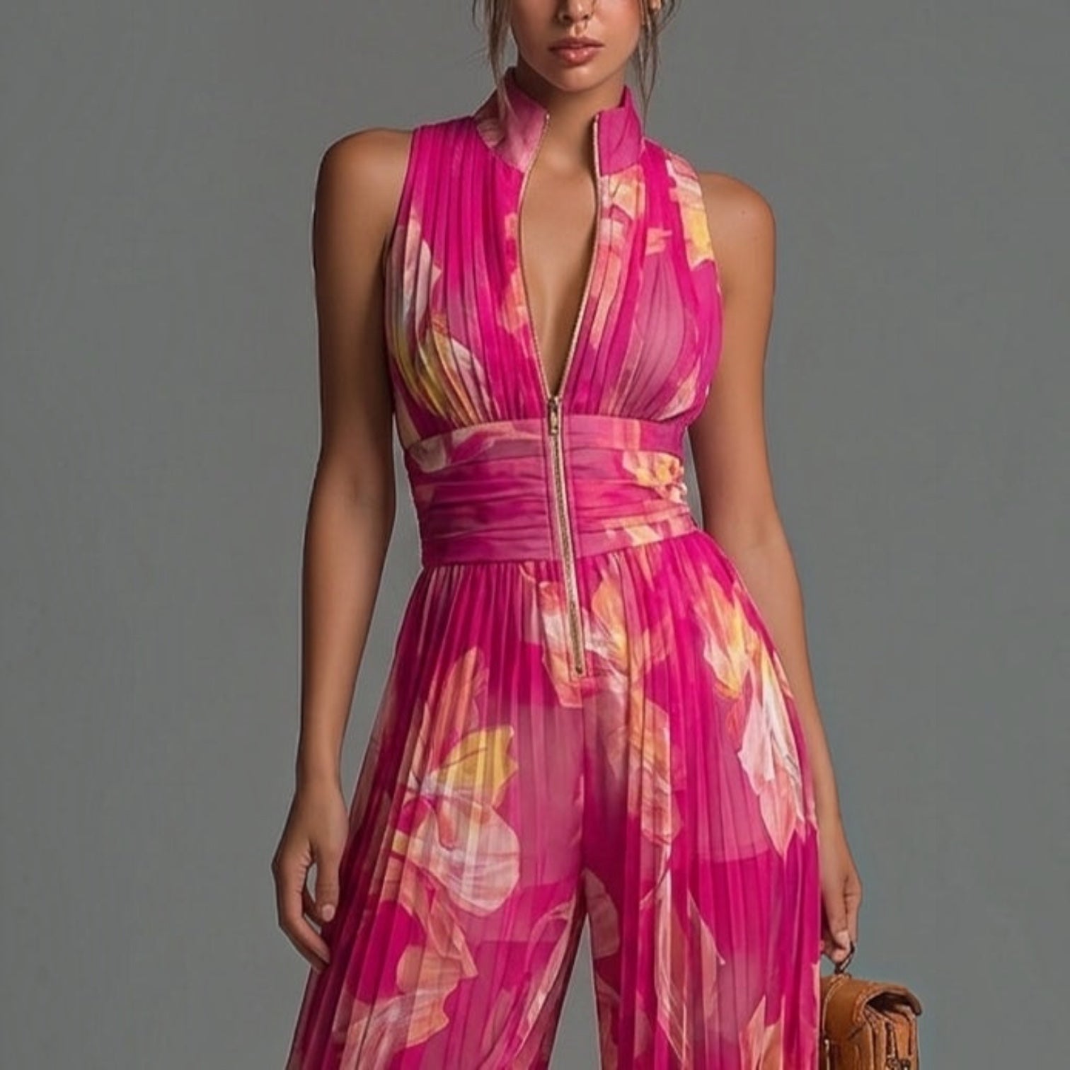 Jackie | Elegante jumpsuit met bloemenprint