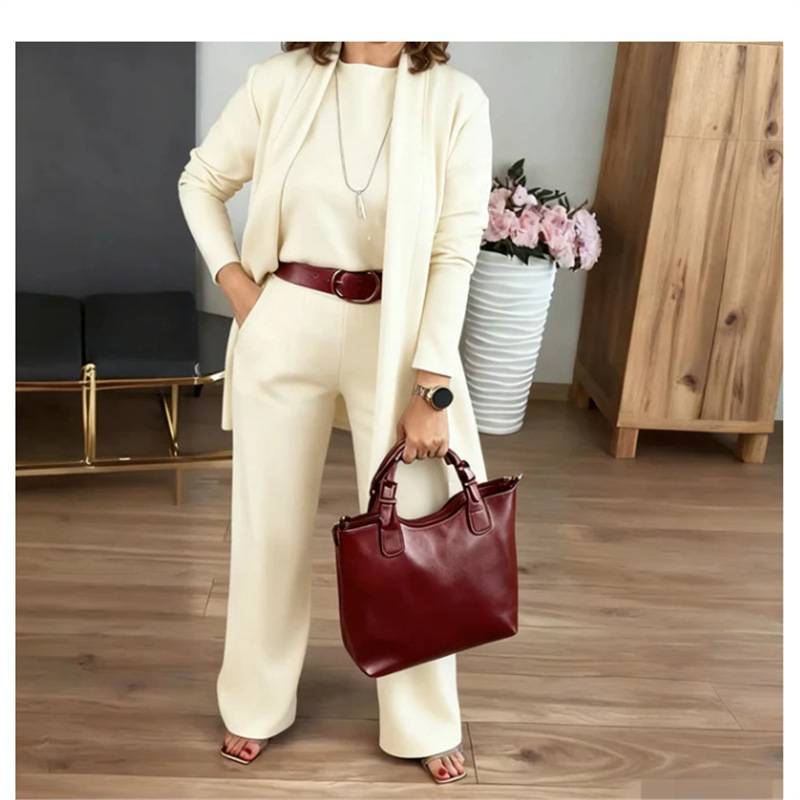 Amira | Luxe & Comfortabele Driedelig Damespak
