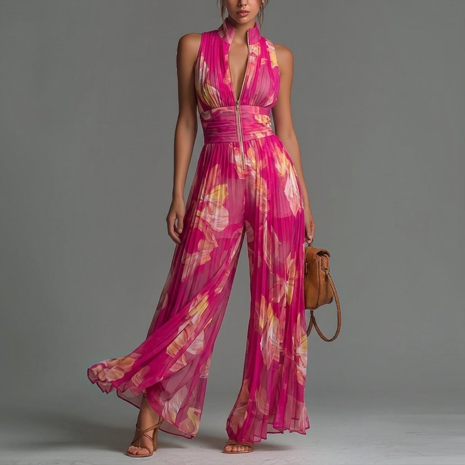 Jackie | Elegante jumpsuit met bloemenprint
