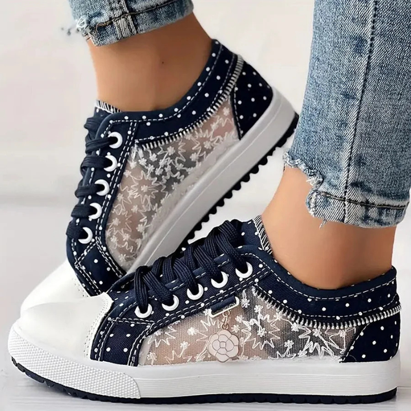 Margaux | Elegante sneakers met bloemenprint