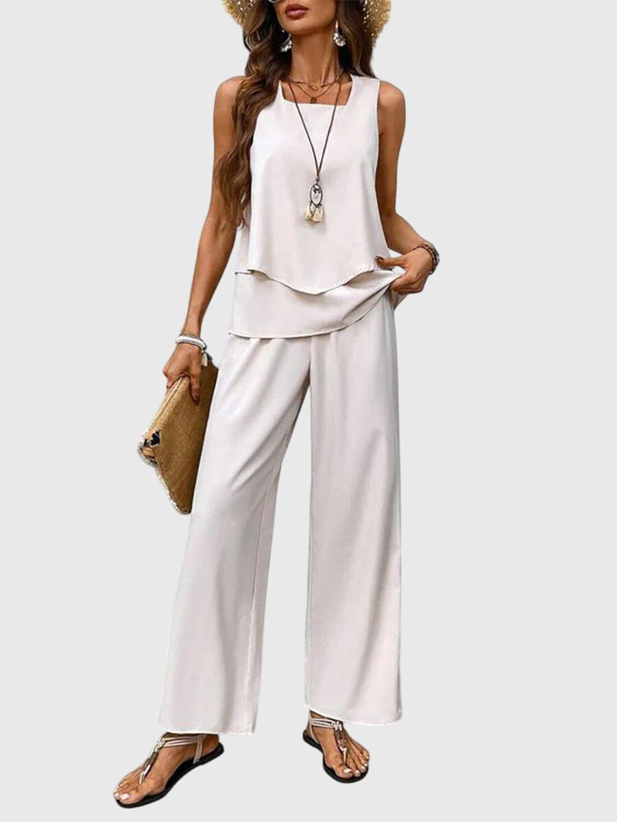 Silke | Elegante zomerse tweedelige set