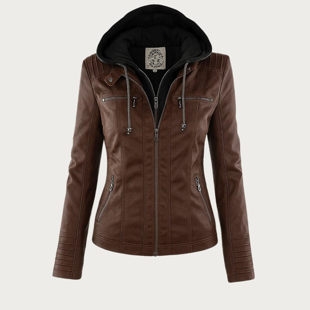 Astrid | Stoer en stijlvol leren jack