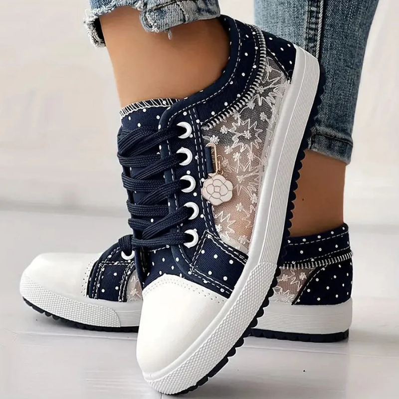 Margaux | Elegante sneakers met bloemenprint