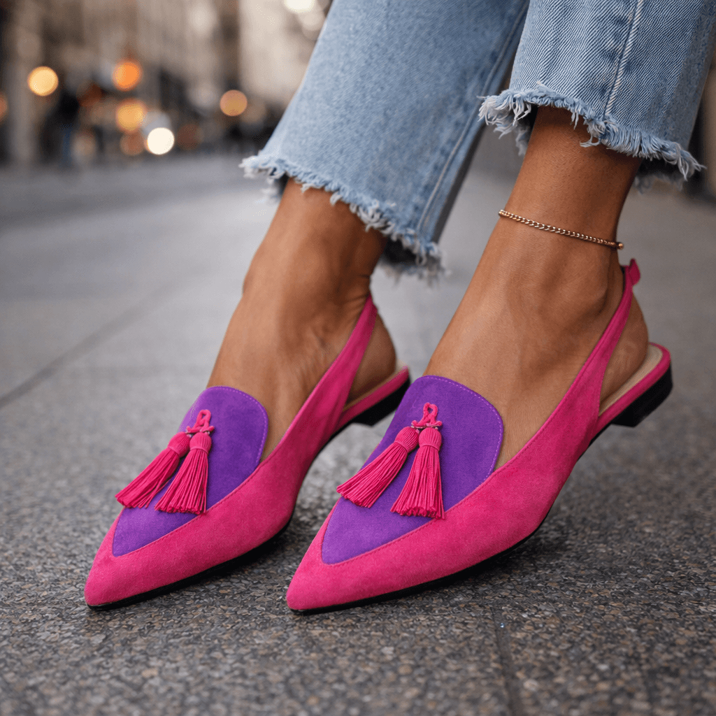 Aika | Sandalen met bandjes en kwastjes