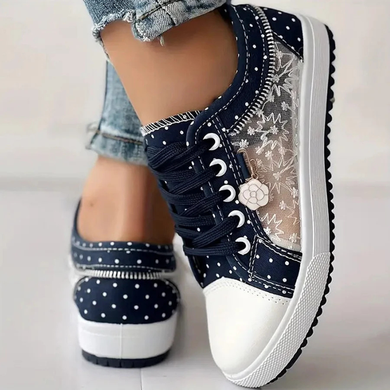 Margaux | Elegante sneakers met bloemenprint
