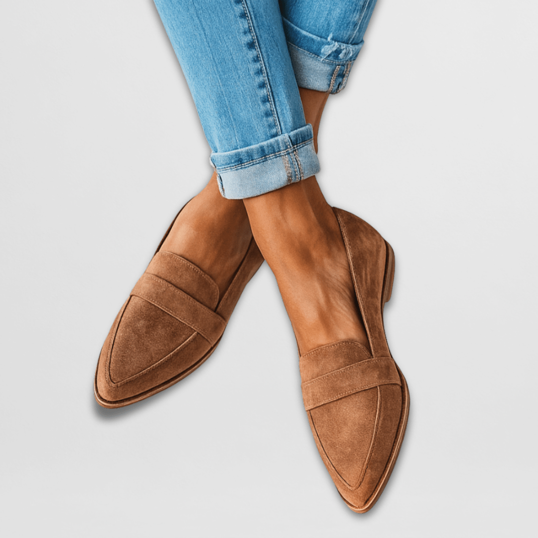 Helen | Orthopedische zachte suede instappers