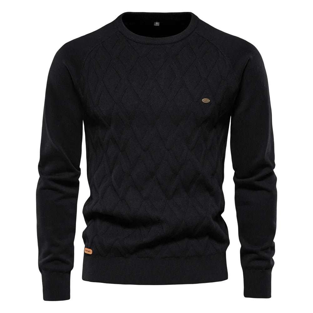 Fenlarden | Heren Trui Met Ruitdesign