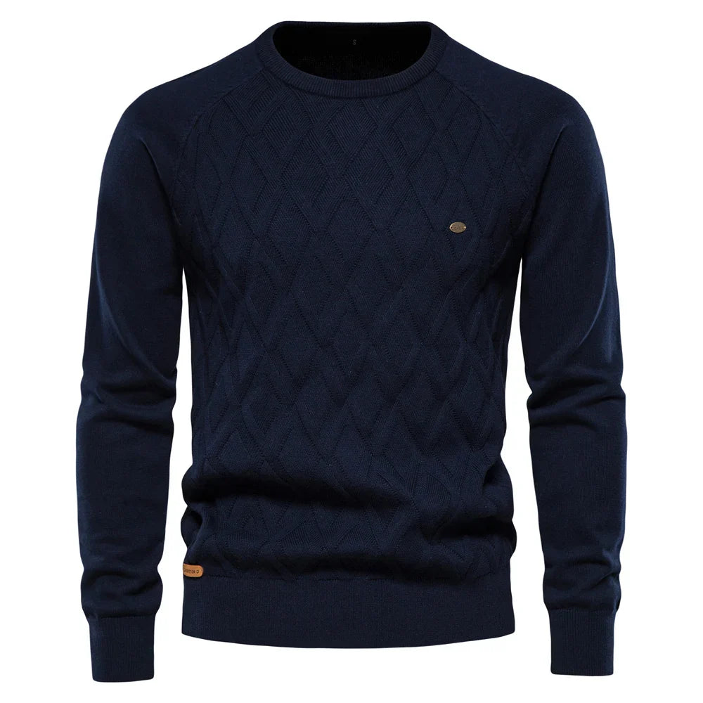 Fenlarden | Heren Trui Met Ruitdesign