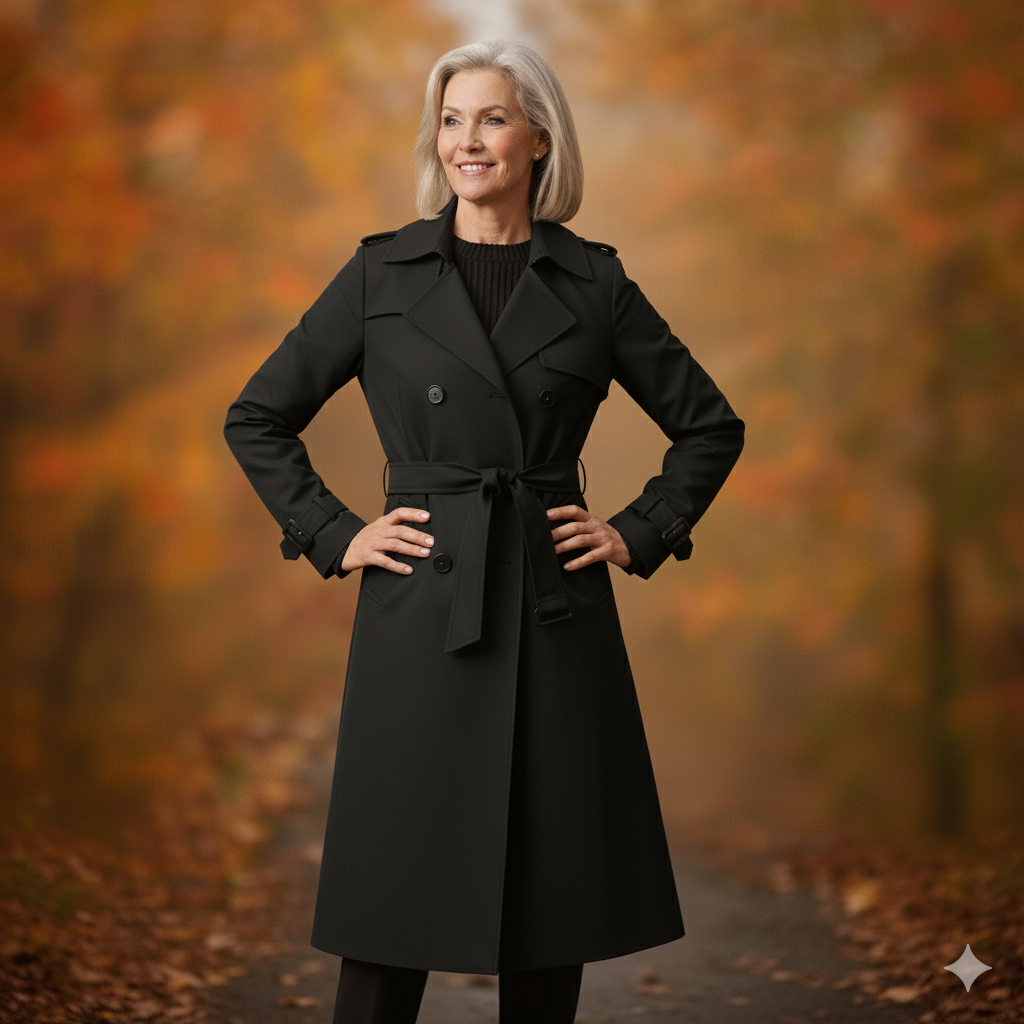 Zairah | Klassieke Trenchcoat Tijdloze Stijl Dames