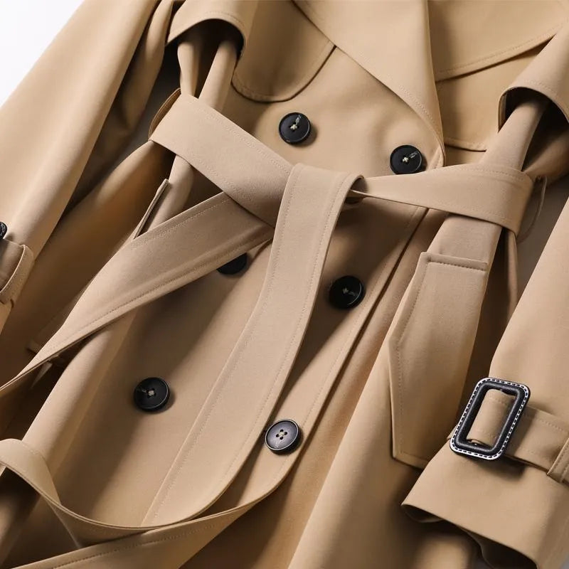 Zairah | Klassieke Trenchcoat Tijdloze Stijl Dames