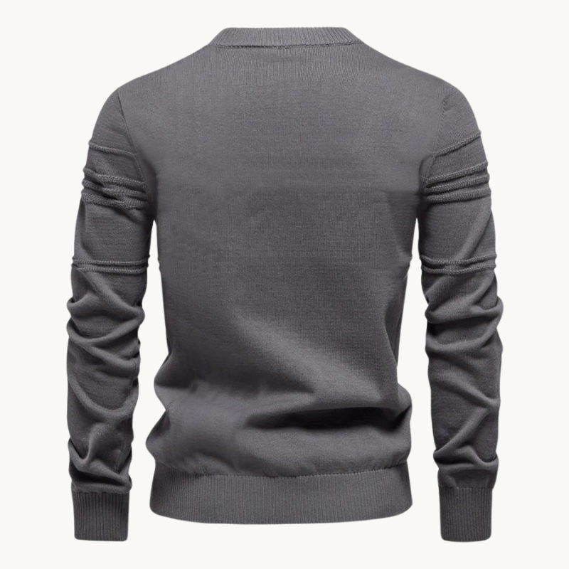 Max | Stijlvolle herenpullover met ruitdesign