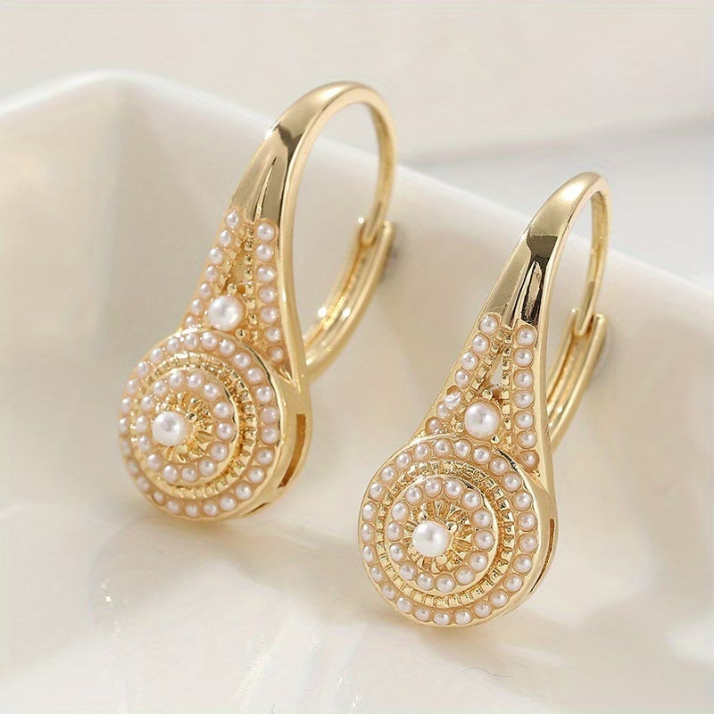 Elegante Pearl Bloom-oorbellen