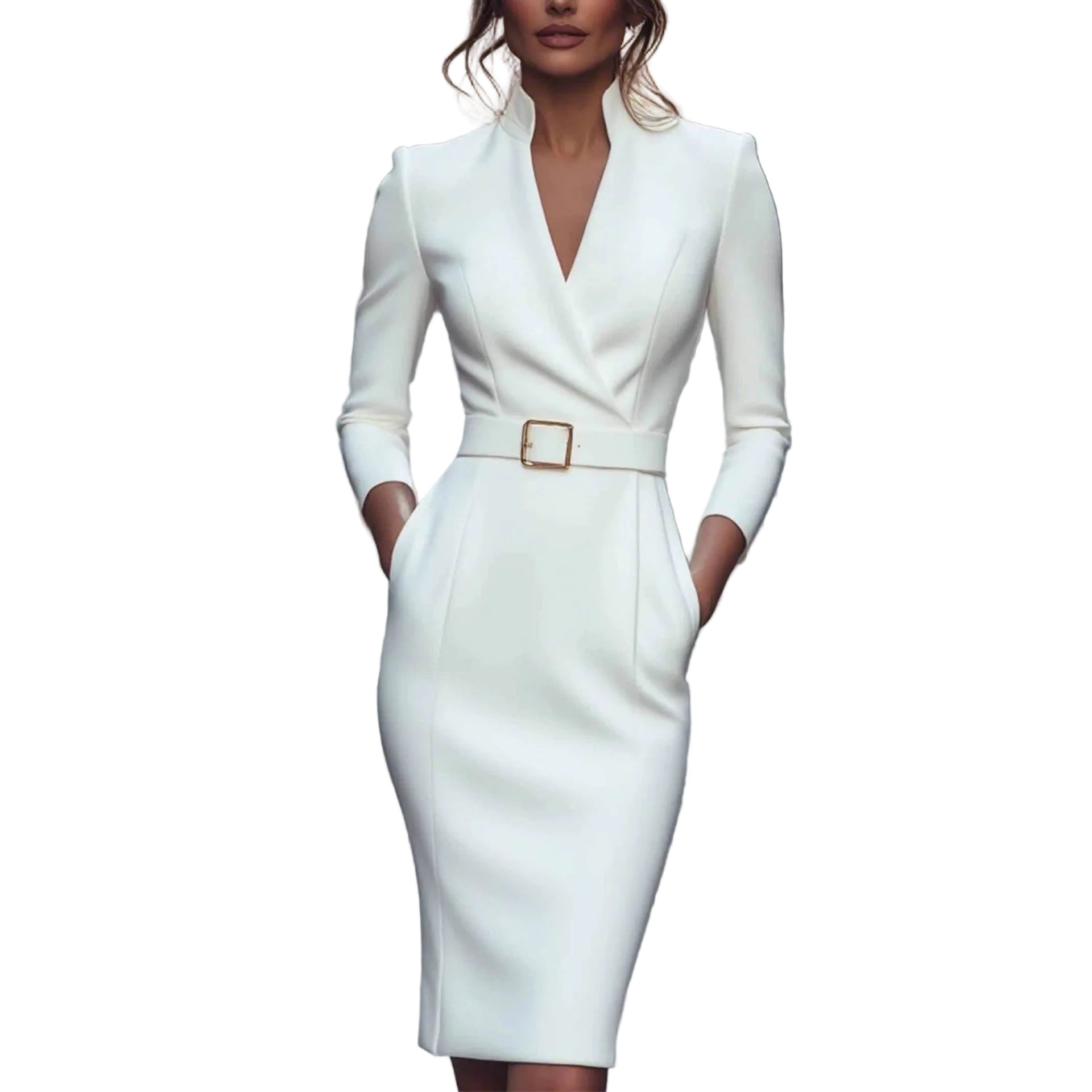 Gwen | Jurk met ceintuur