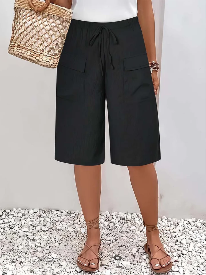 Isabella – Korte broek met elastische tailleband
