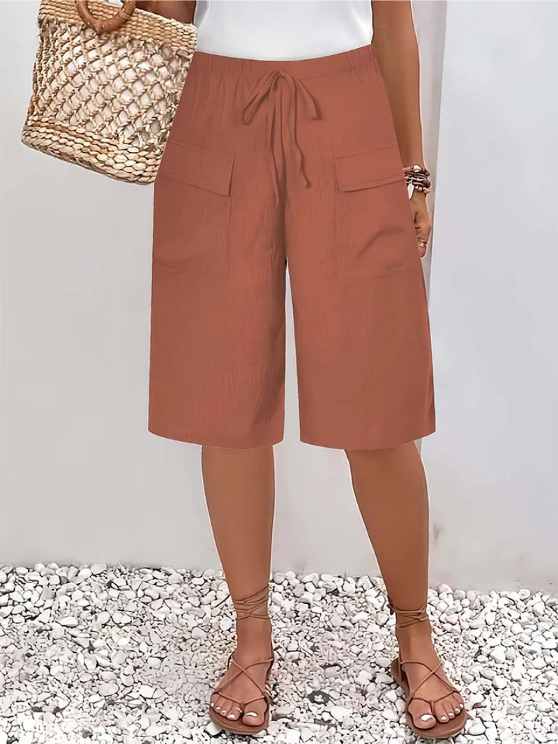 Isabella – Korte broek met elastische tailleband