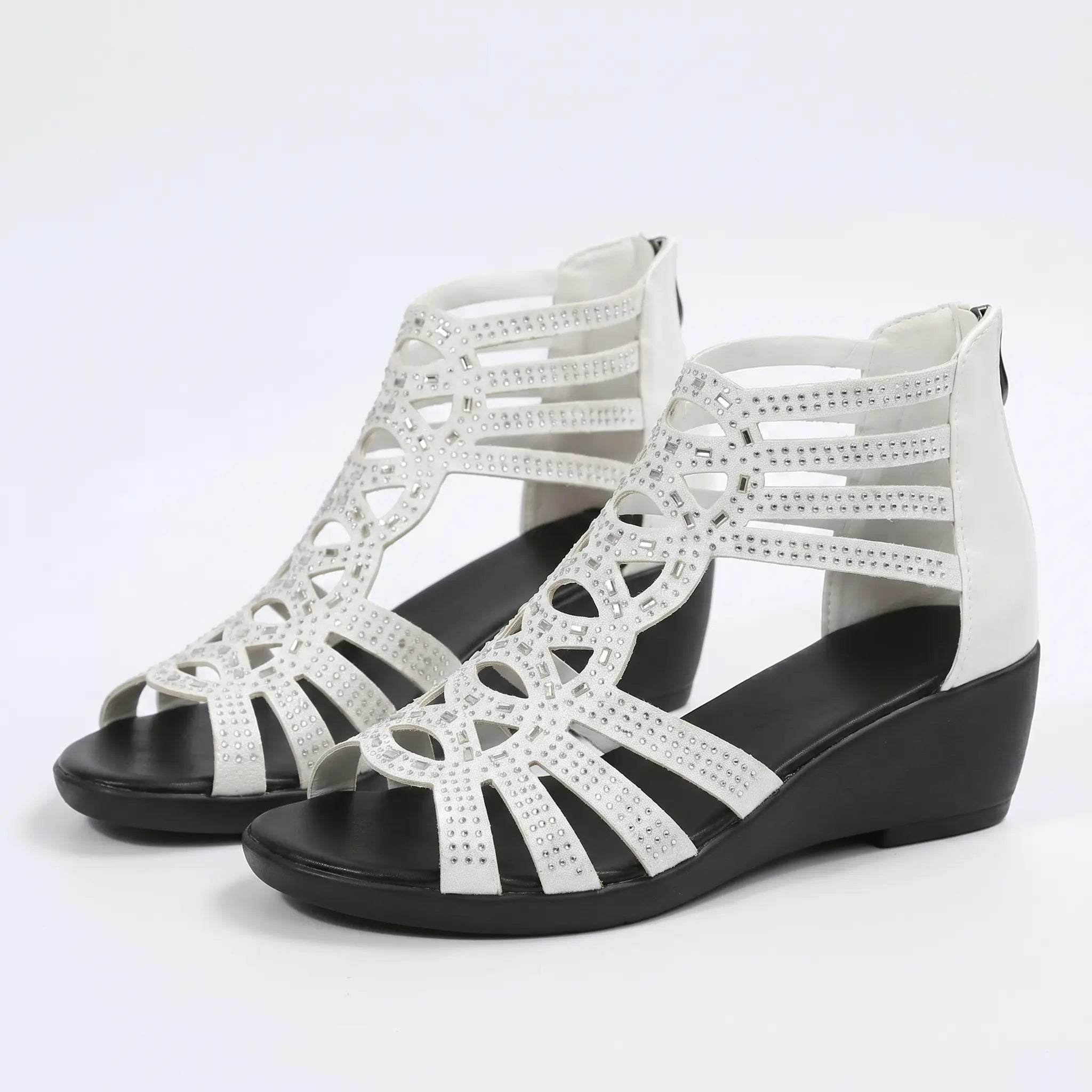 Gisella | Orthopedische sandalen met sleehak