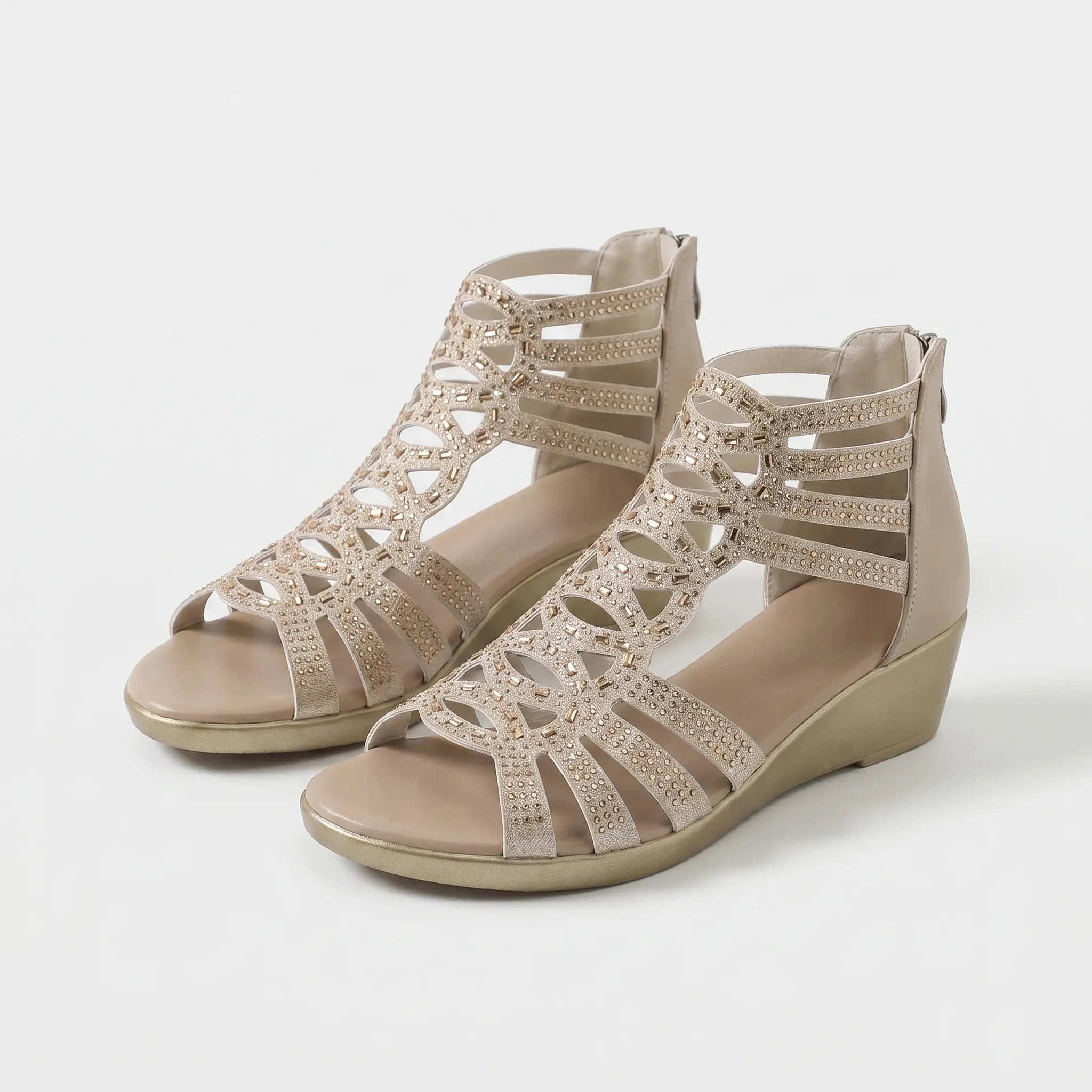 Gisella | Orthopedische sandalen met sleehak