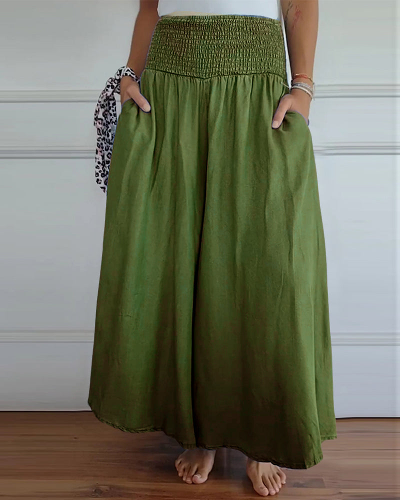Reina - Comfortabele Wijde Broek