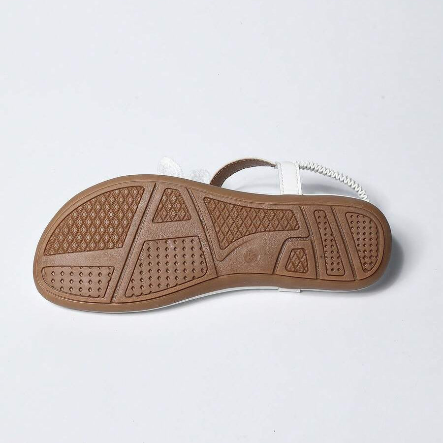 Francine | Orthopedische sandalen met bloemenversieringen