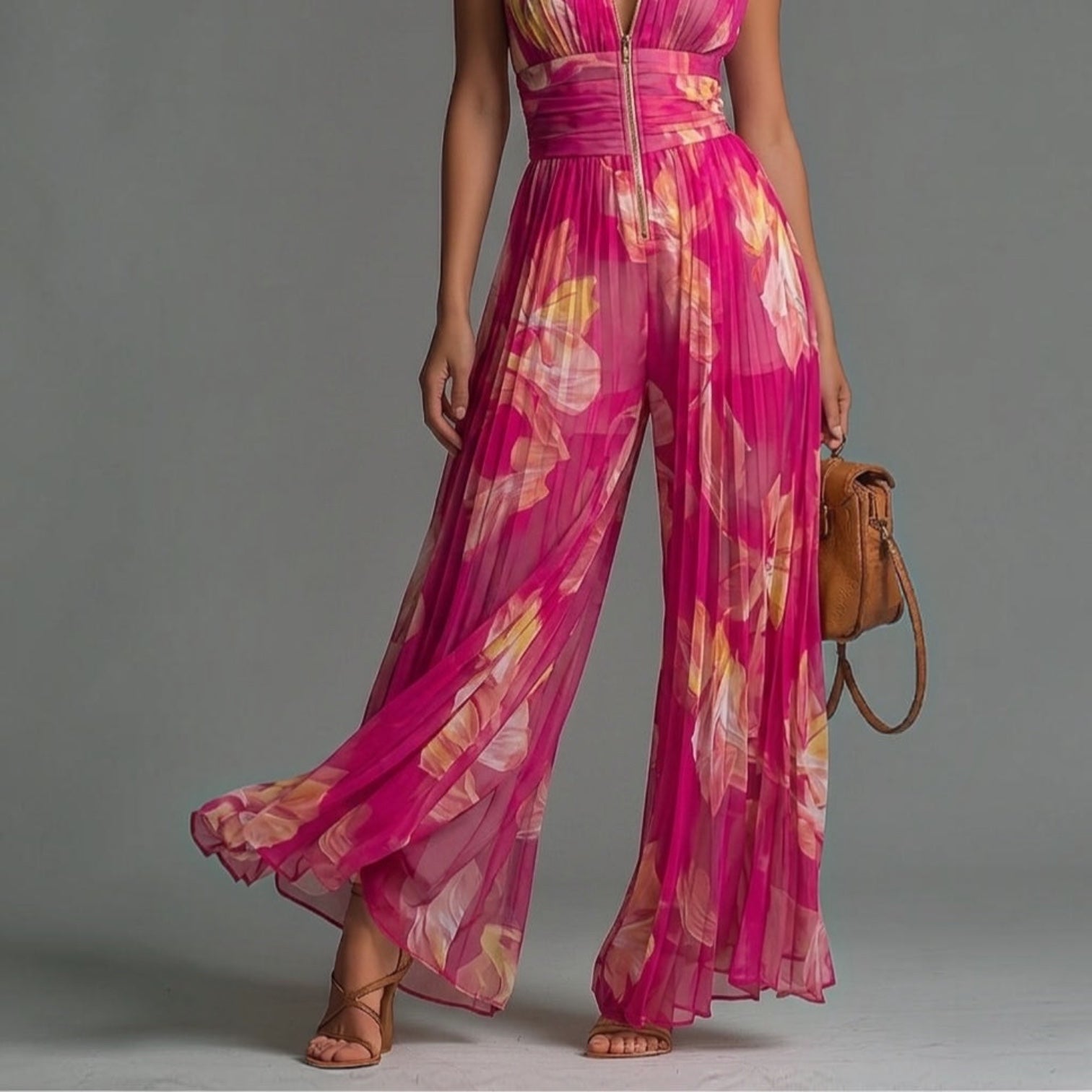 Jackie | Elegante jumpsuit met bloemenprint