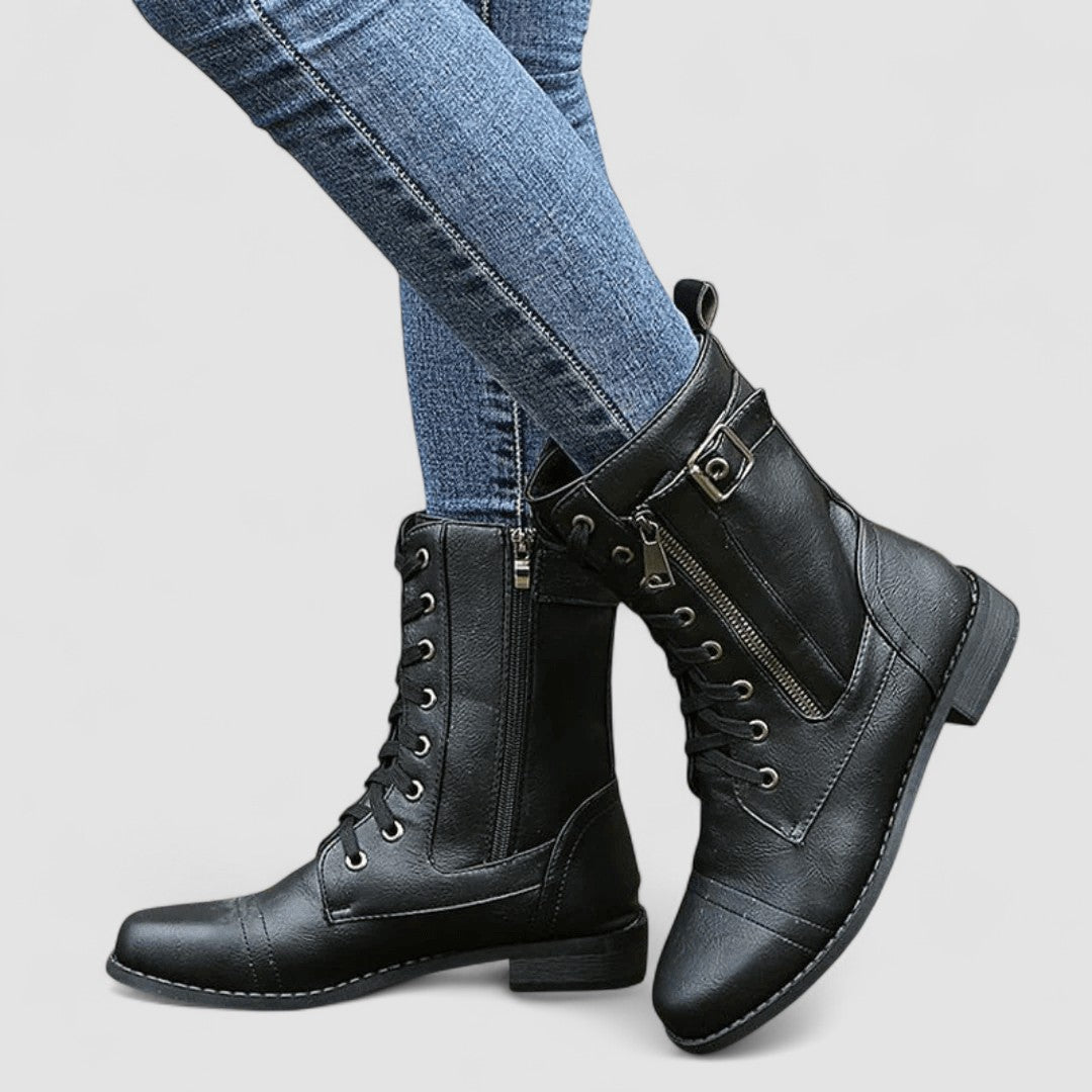 Cosima | Westernlaarzen met gespen