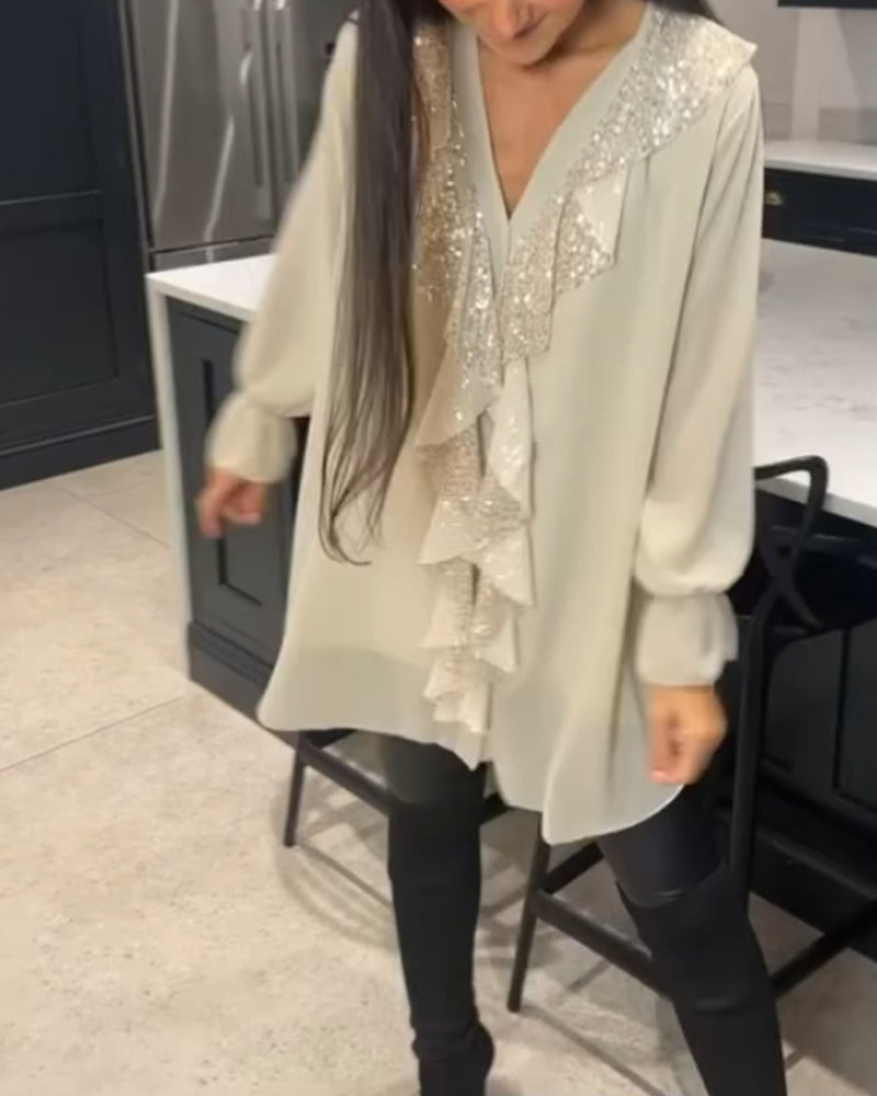 Norélise | Elegante Blouse Met Ruches