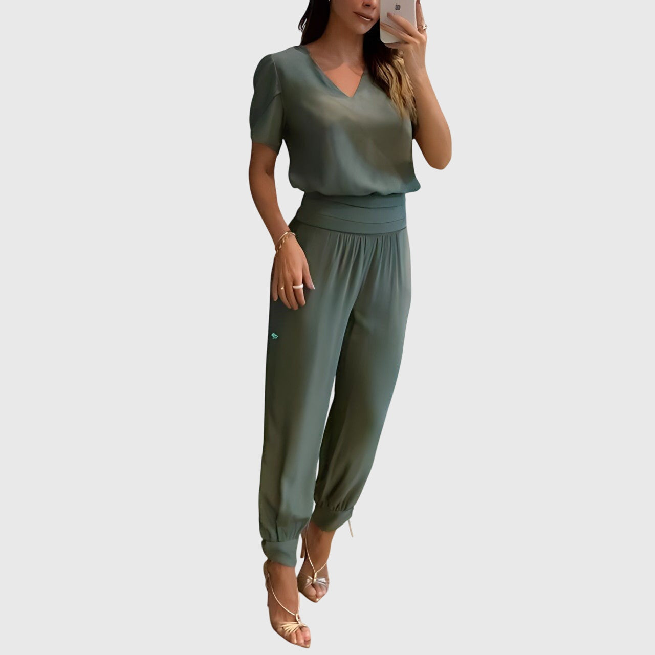 Marlowe | Trendy set bestaande uit een blouse en een broek