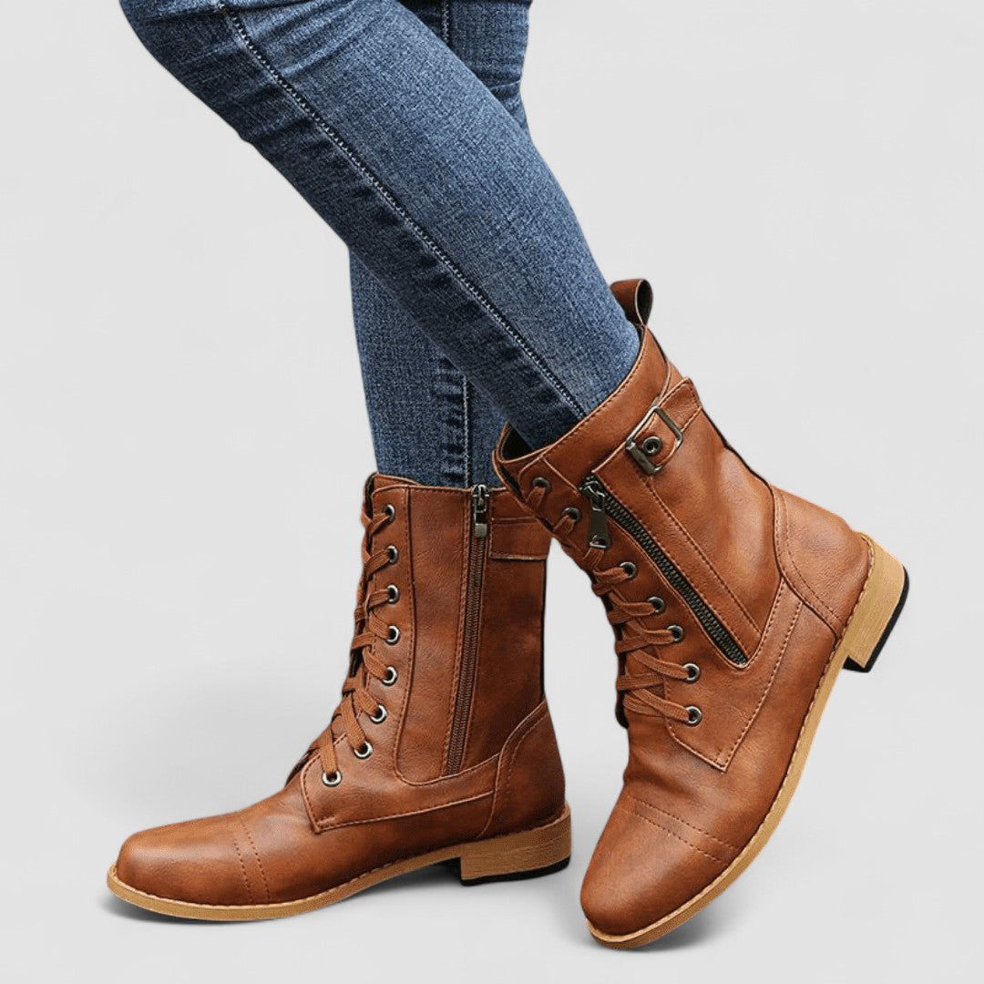 Cosima | Westernlaarzen met gespen
