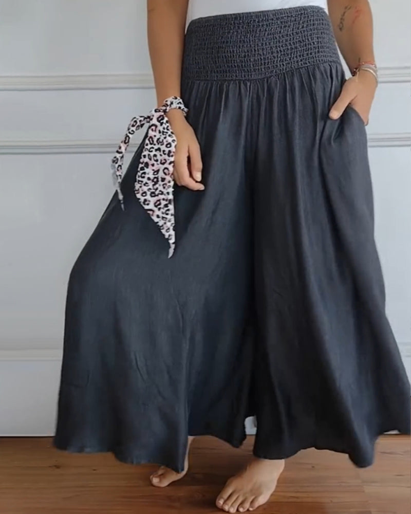 Reina - Comfortabele Wijde Broek