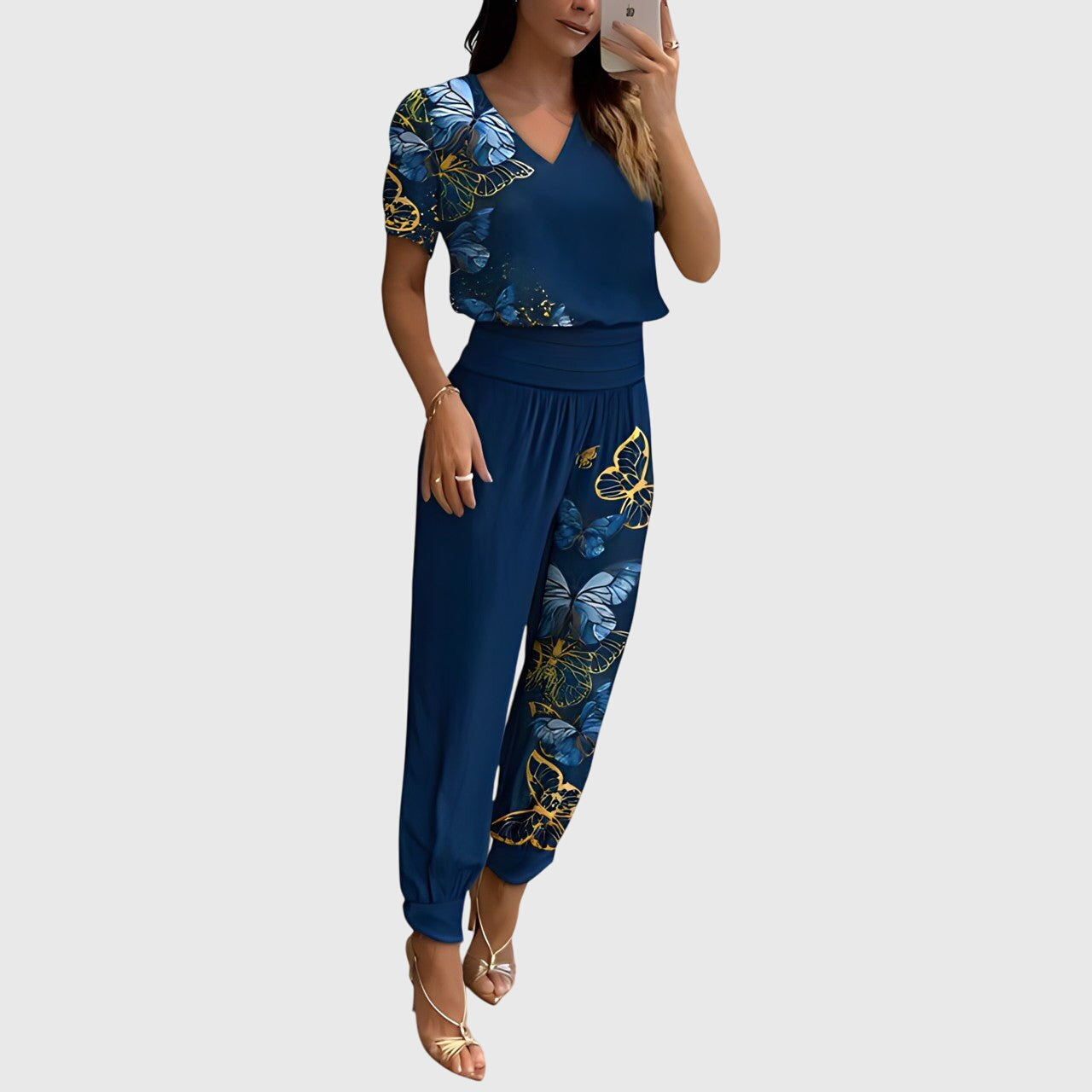 Marlowe | Trendy set bestaande uit een blouse en een broek