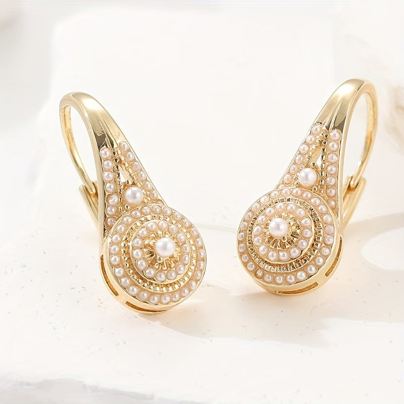Elegante Pearl Bloom-oorbellen