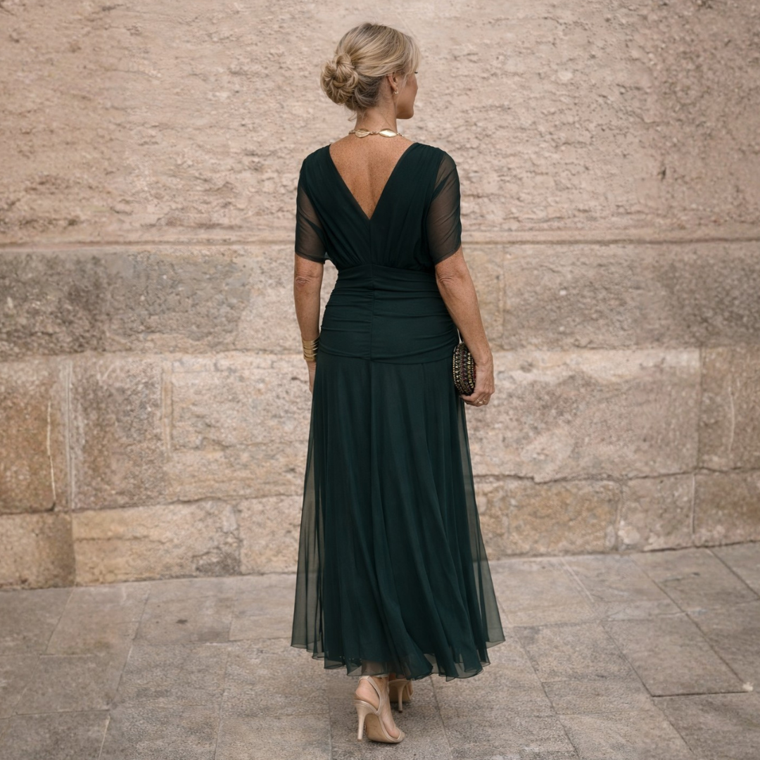 Imke | Maxi-jurk met blote schouders