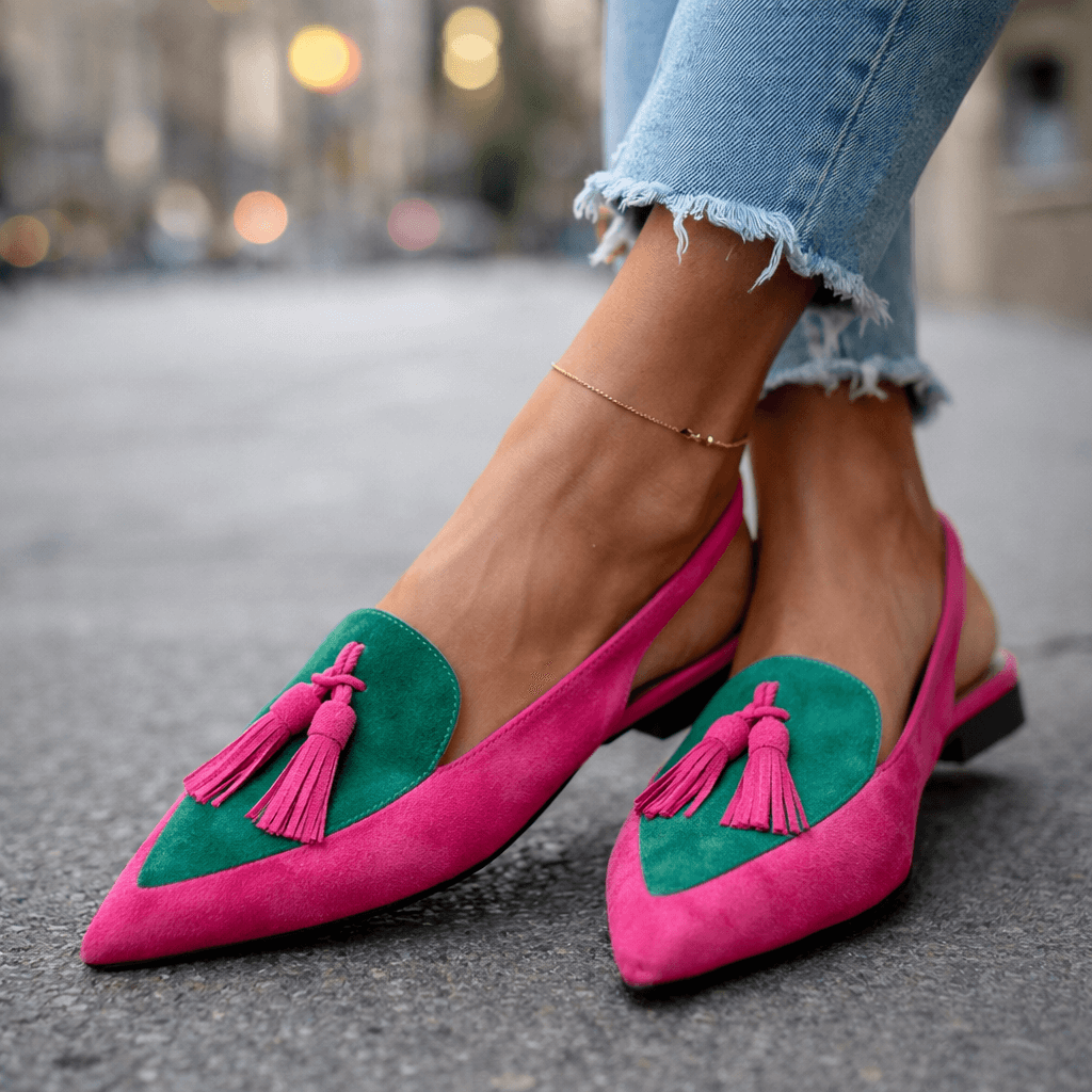 Aika | Sandalen met bandjes en kwastjes