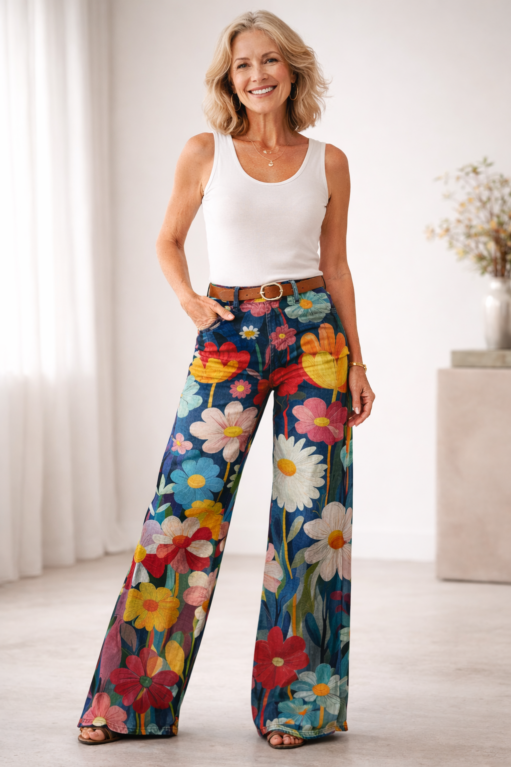 Lea | Blooming Flare-broek