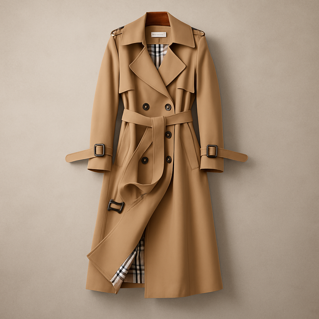 Zairah | Klassieke Trenchcoat Tijdloze Stijl Dames