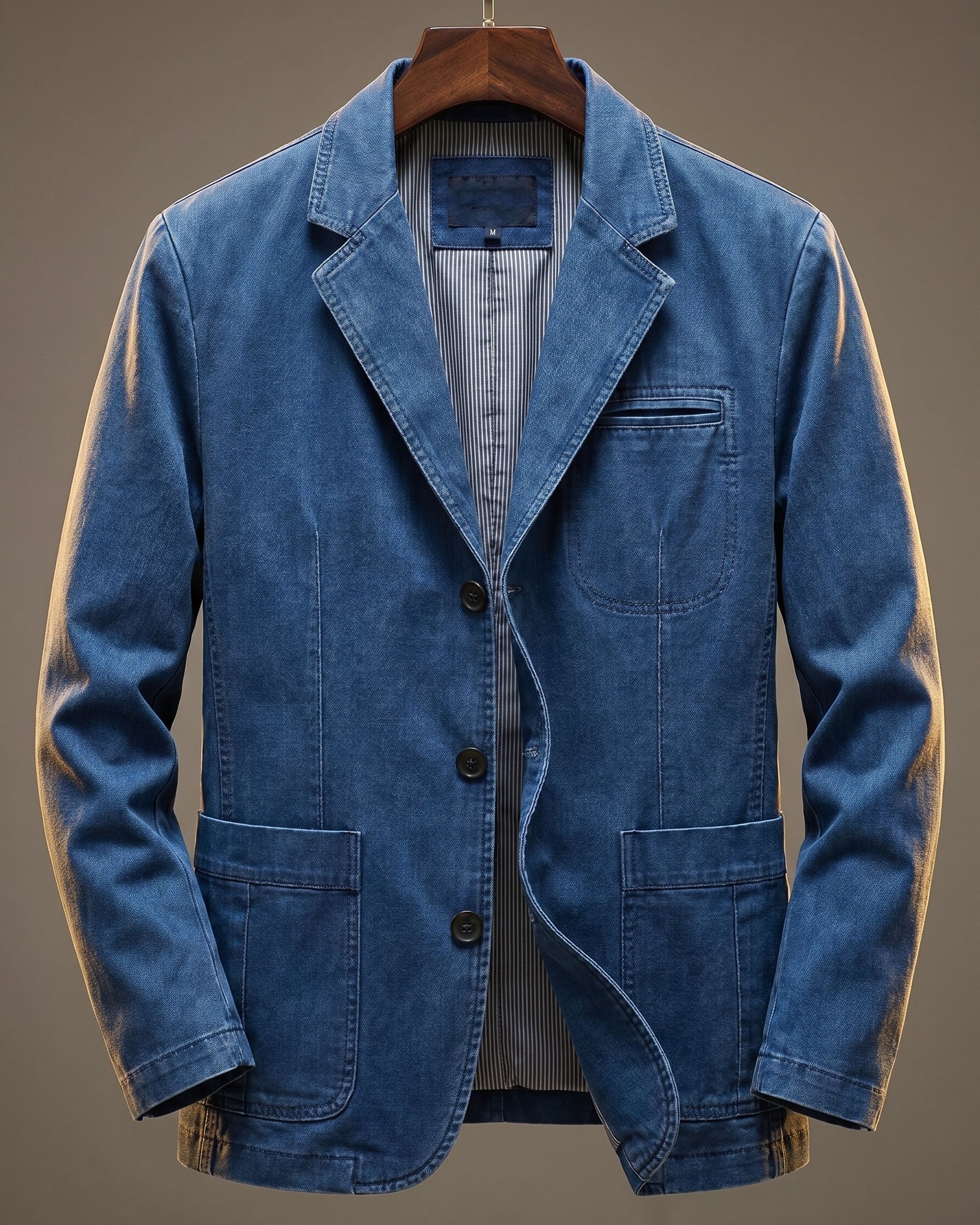 Gabriel | Stevig denimhemd voor heren