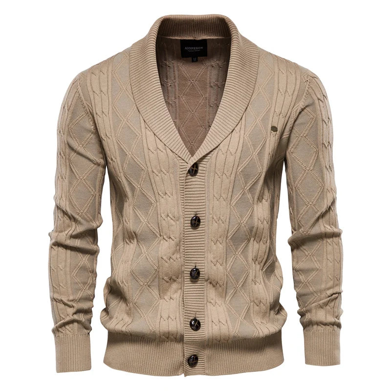 Jorvian | Heren Cardigan met Knopen