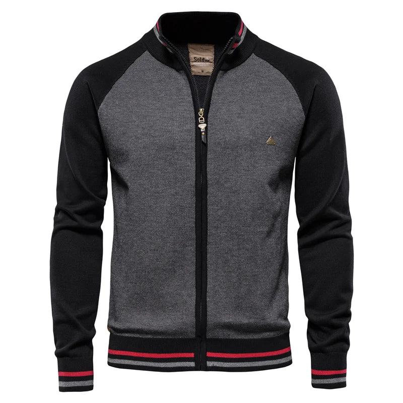 Nesvaldir | Herenvest met moderne rits en sportieve details
