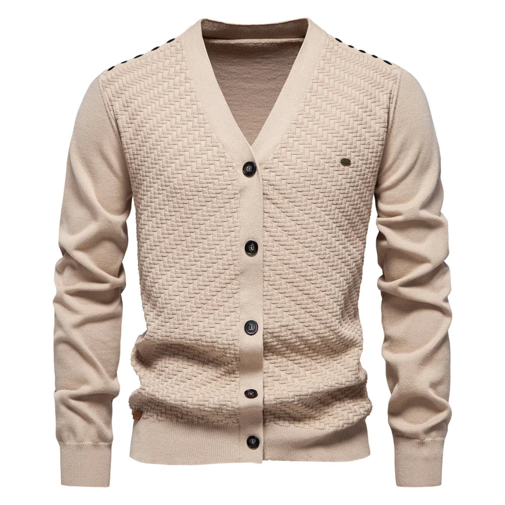 Keslender | Heren Cardigan Met V-Hals