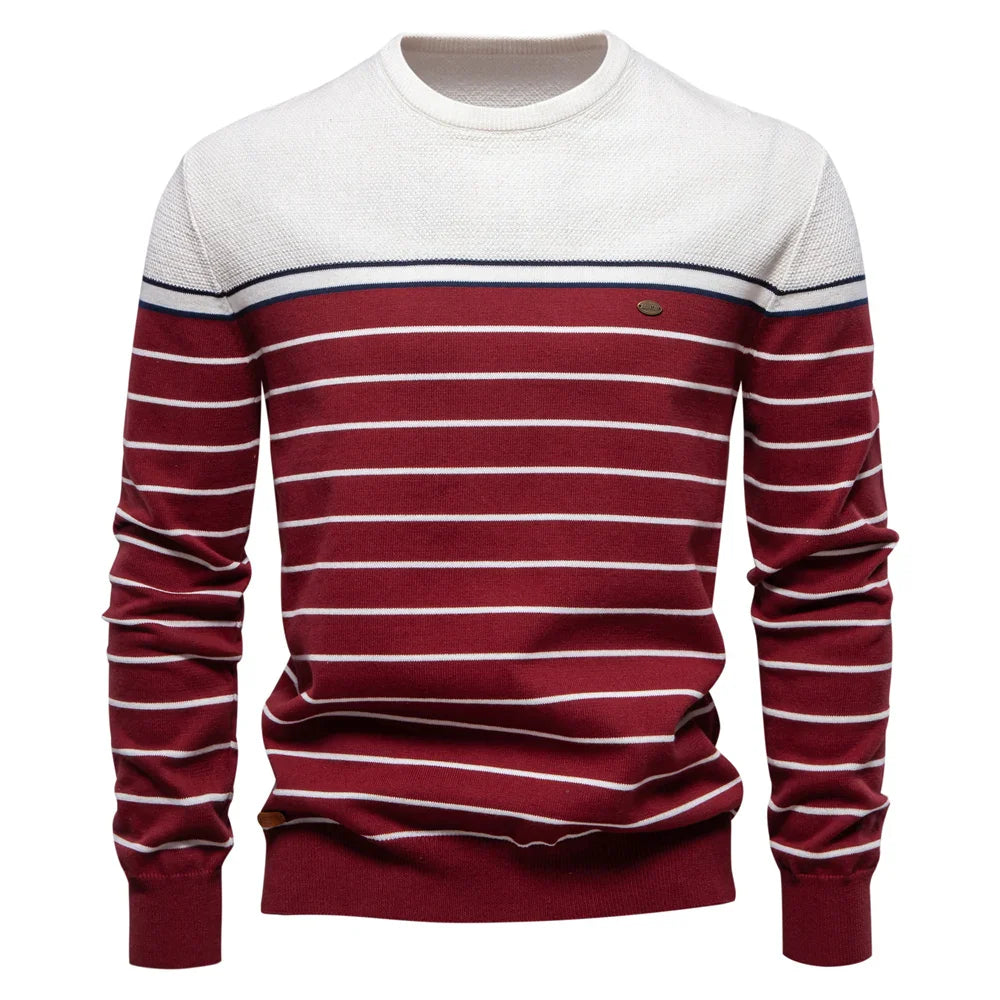 Darsvik | Heren Trui Met Streepdesign