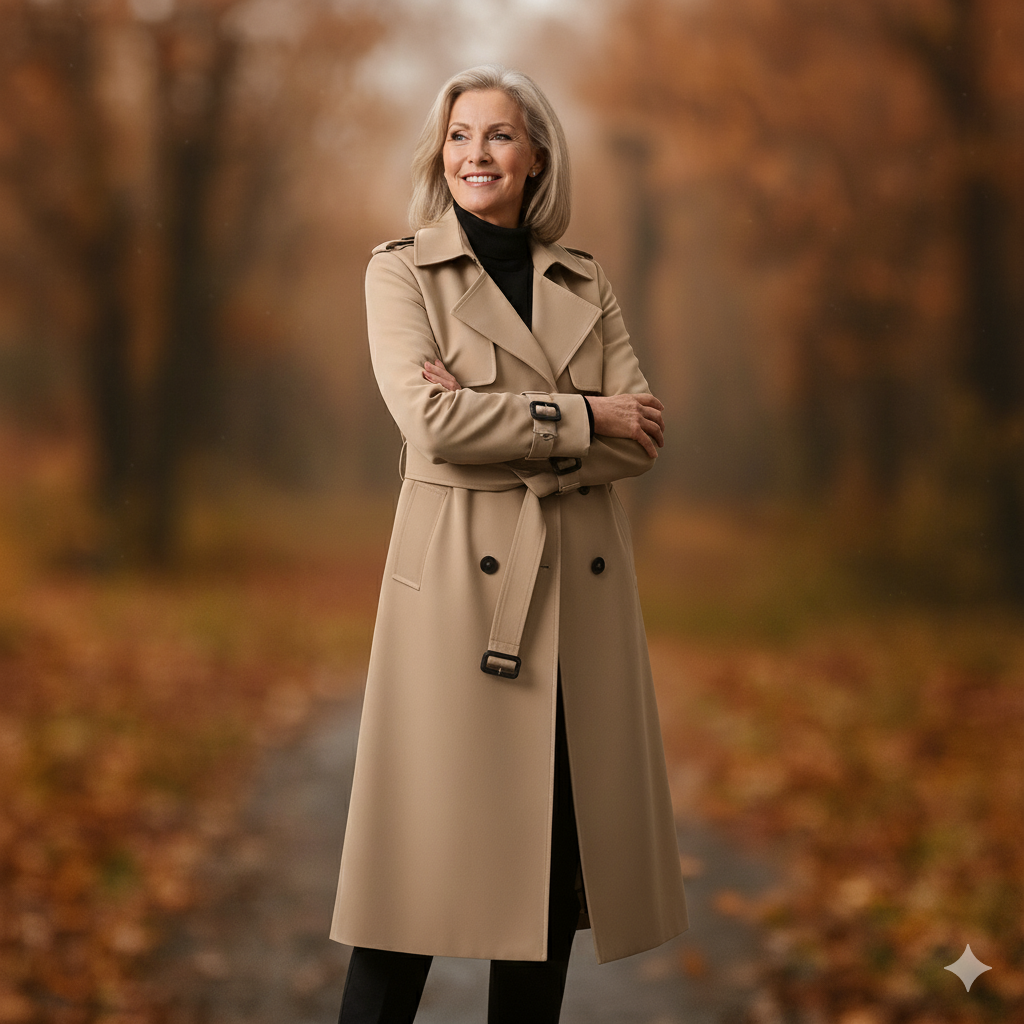 Zairah | Klassieke Trenchcoat Tijdloze Stijl Dames