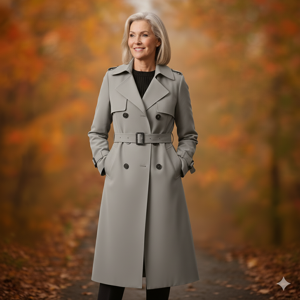 Zairah | Klassieke Trenchcoat Tijdloze Stijl Dames
