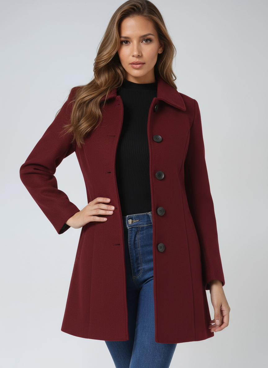 Sylvianne | Dames Enkelrij Mantel