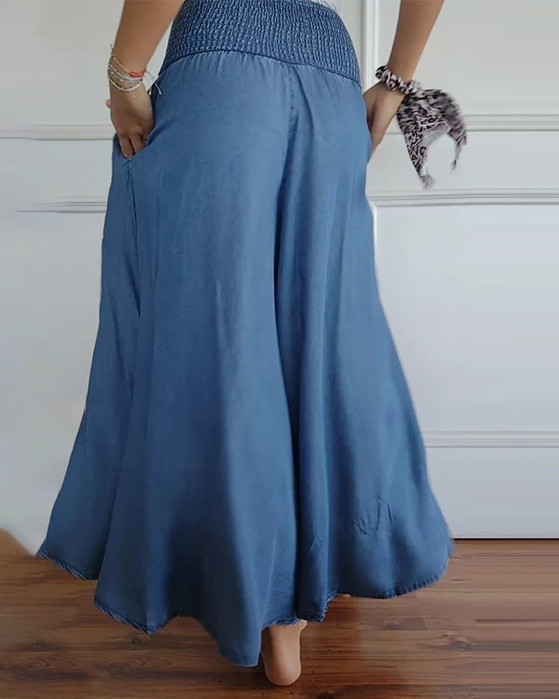 Reina - Comfortabele Wijde Broek